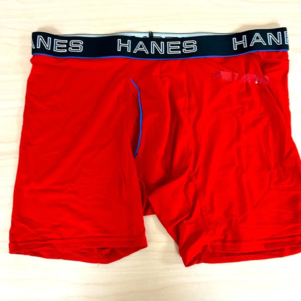 NWT 3-PK Hanes Flex Fit Boxer Briefs S